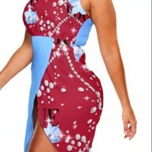 Vogue of blues dress